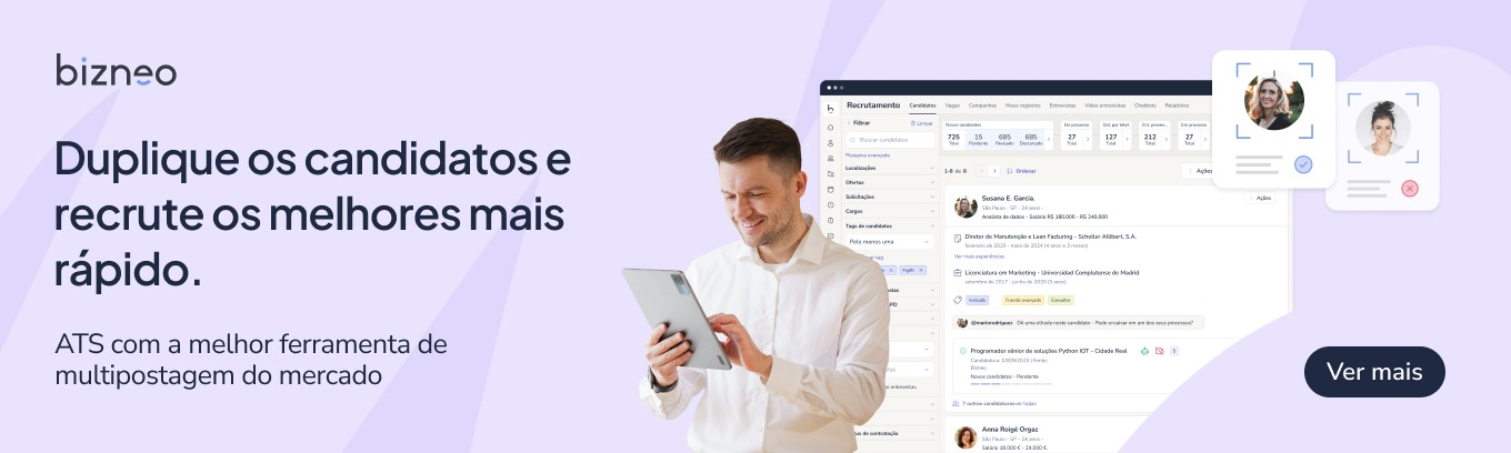 ATS de recrutamento e seleção com multiposting