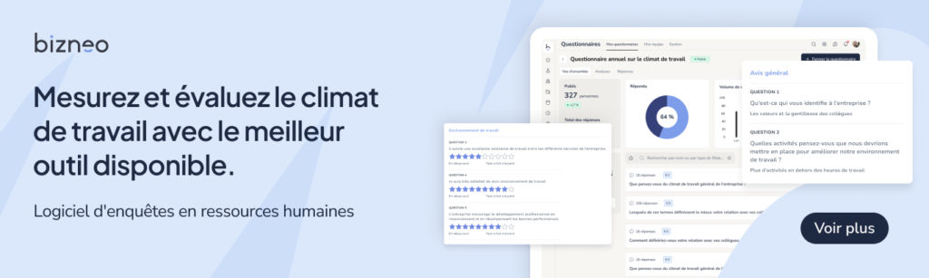 Logiciel questionnaire qualité de vie au travail