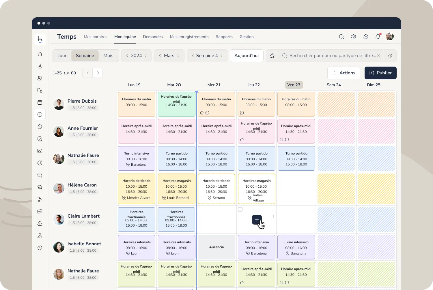 Logiciel de Planning du Travail 