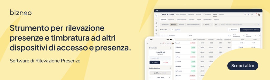 Software di rilevazione delle presenze 