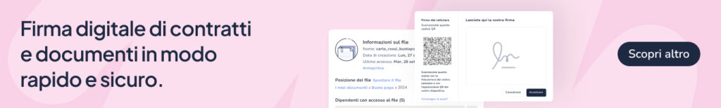 Software di gestione dei 
documenti e firma digitale