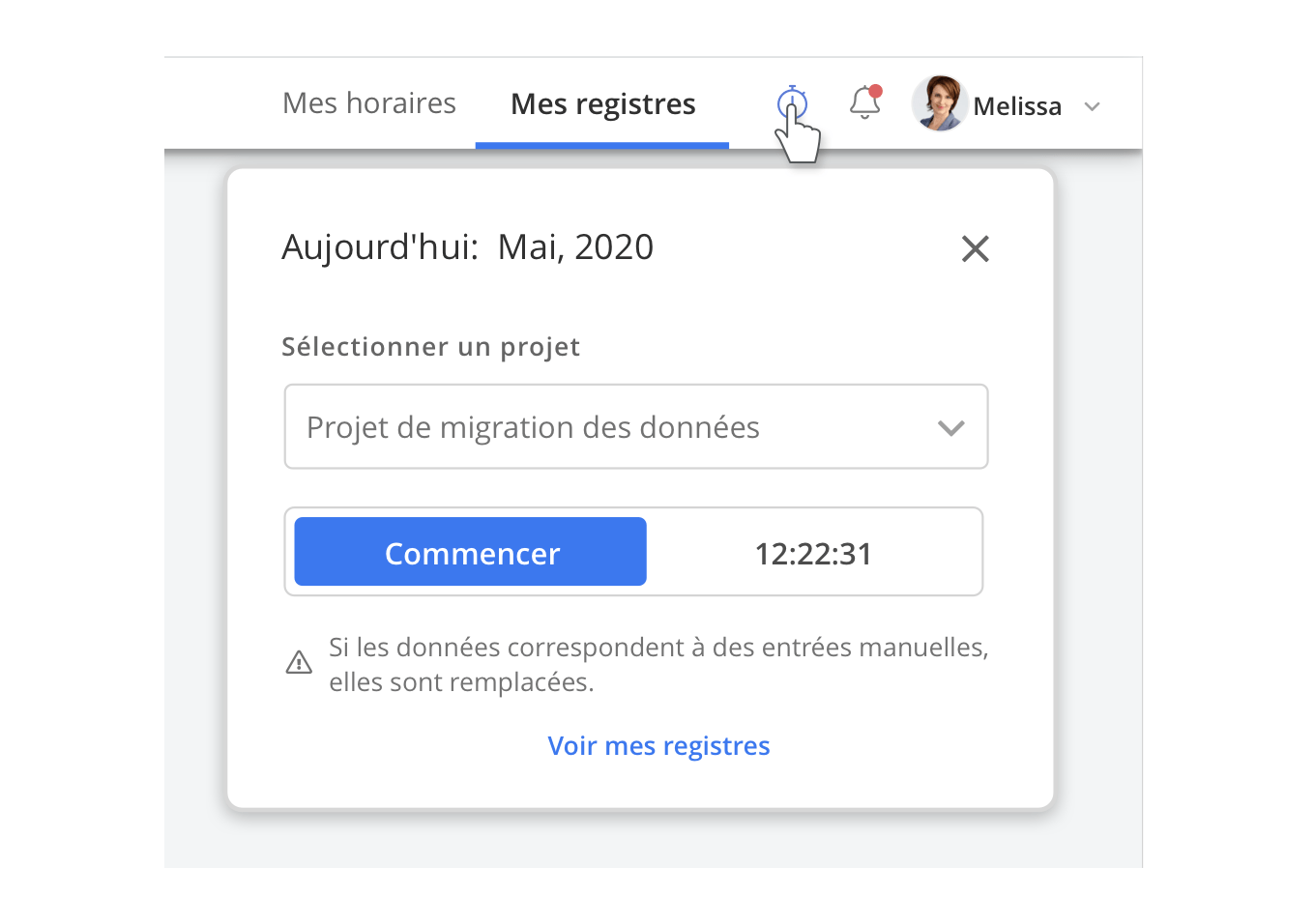 logiciel d’enregistrement du temps de travail