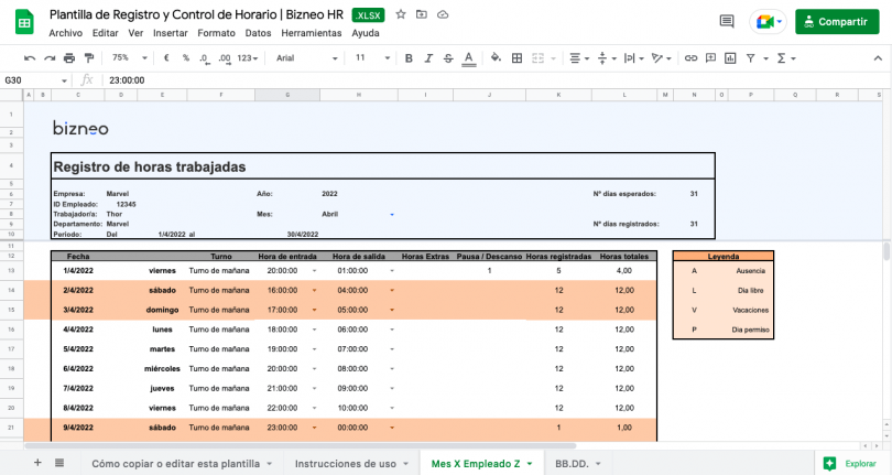 Descarga plantillas de Excel gratis 