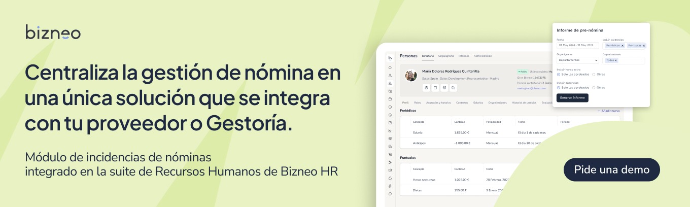 Software de gestión de nóminas en Recursos Humanos