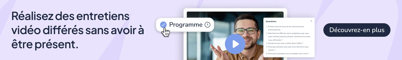 Logiciel ATS avec Entretiens vidéo