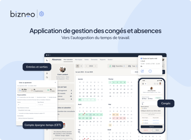 application de gestion des congés et absences